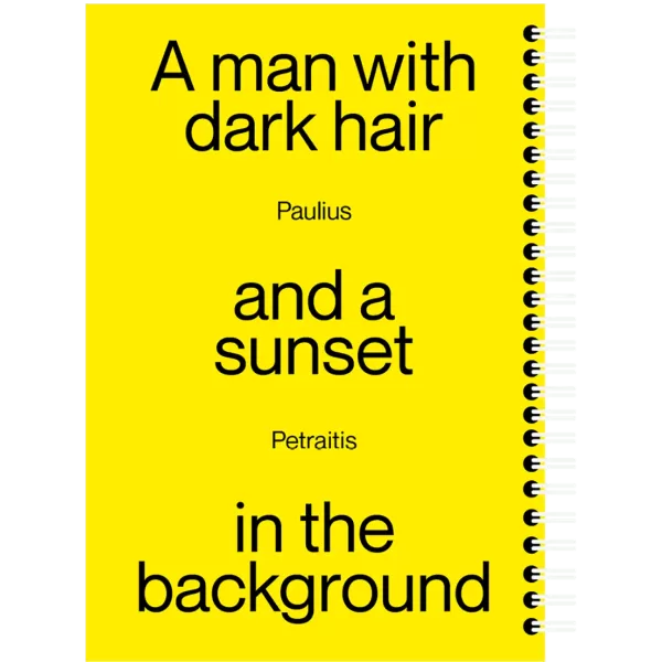 A Man With Dark Hair And A Sunset In The Background • Paulius Petraitis