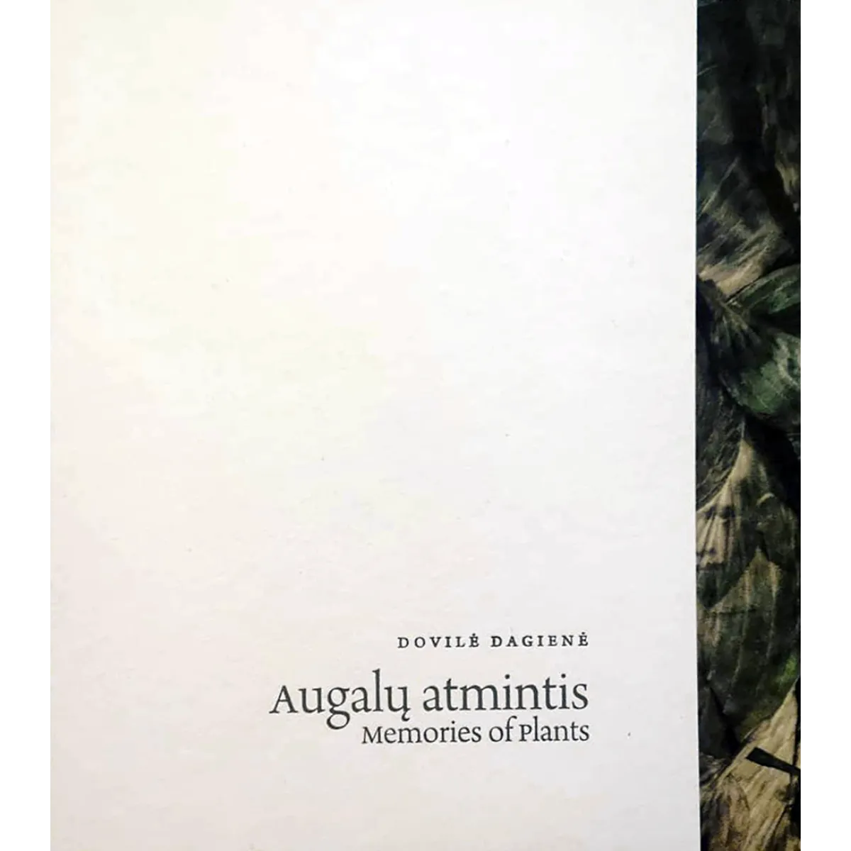 Augalų atmintis • Dovilė Dagienė Augalų atmintis • Dovilė Dagienė