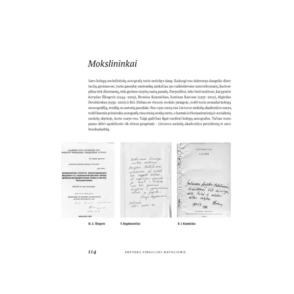 Mano pasaulio žmonių autografai • Arvydas Virgilijus Matulionis